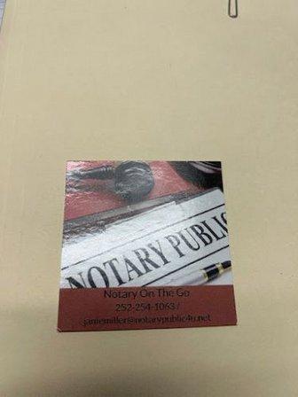 Notary on the go