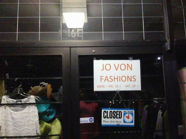 Jovon Fashions Inc
