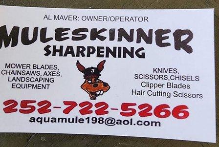 Muleskinner Sharpening