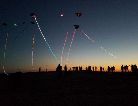 Kites with Lights